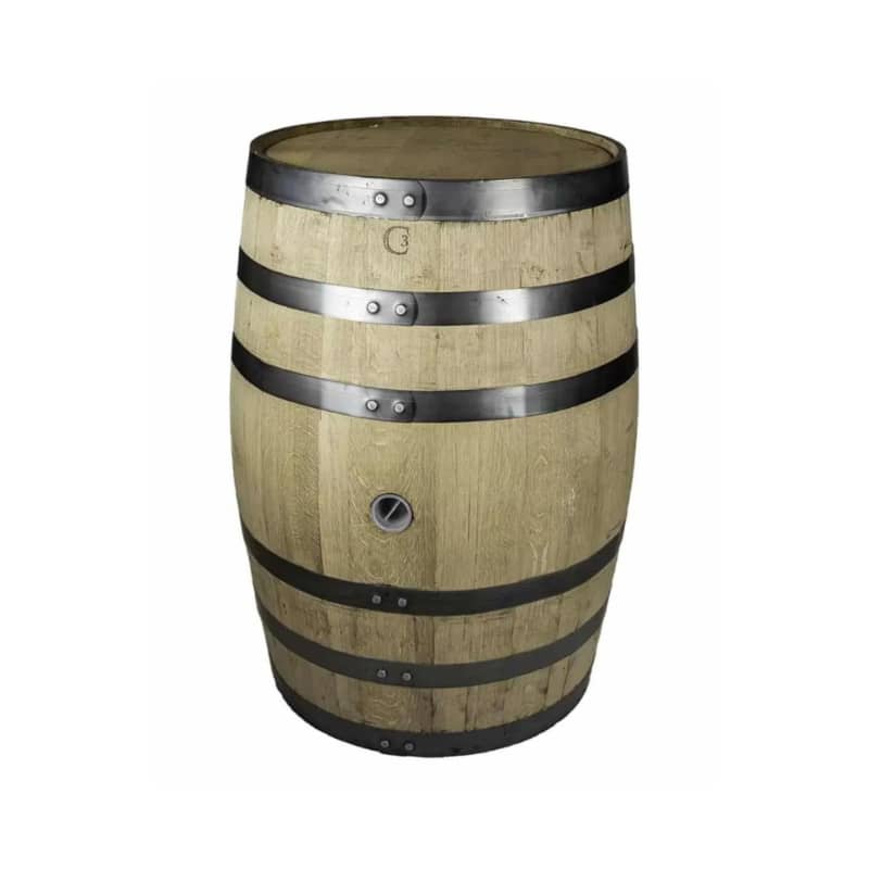 53-Gallon Oak Barrel - Cut Planter additional view