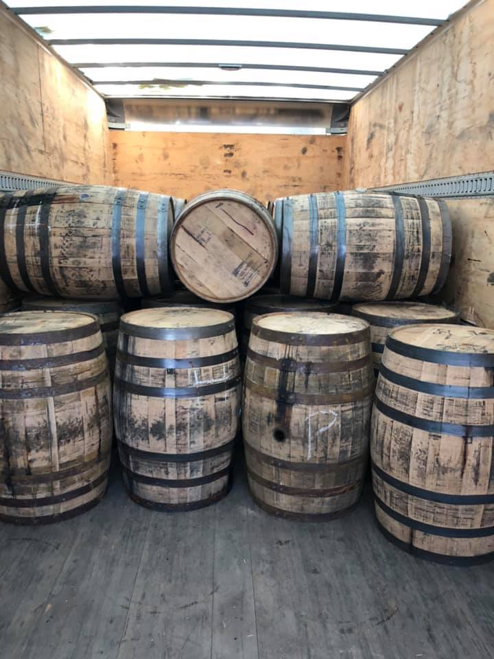 53-Gallon Oak Whiskey Barrel - Used additional view
