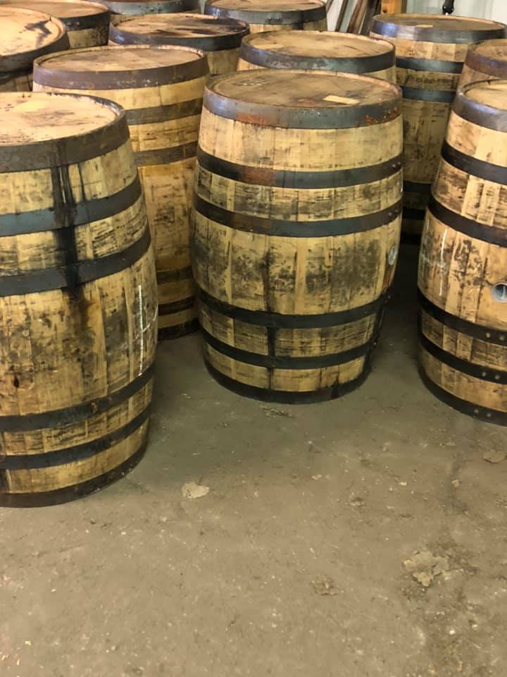 53-Gallon Oak Whiskey Barrel - Used additional view
