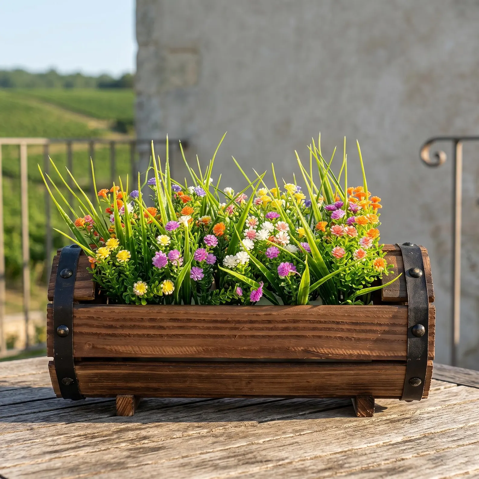 55-Gallon Barrel Planter - Full additional view