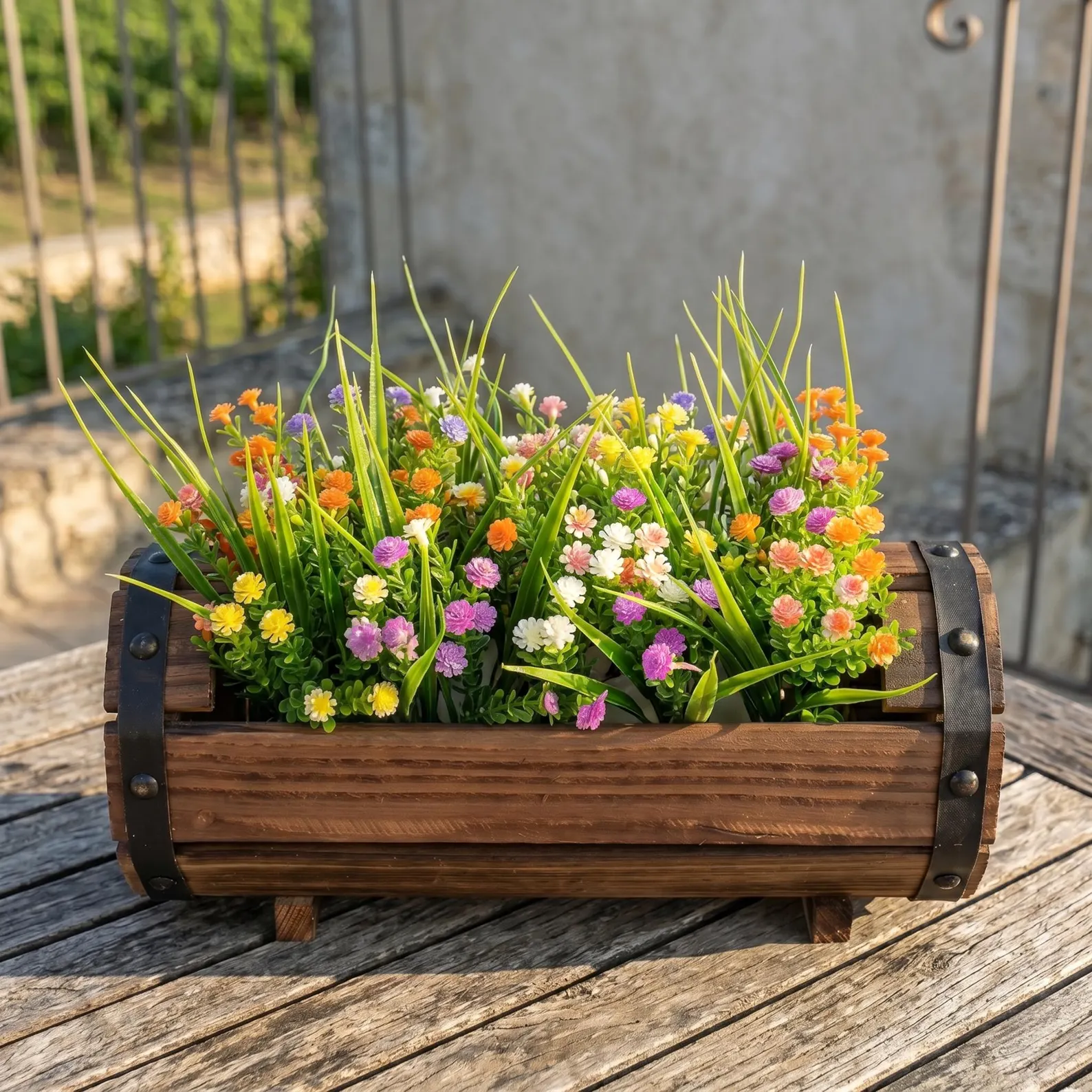55-Gallon Barrel Planter - Full additional view