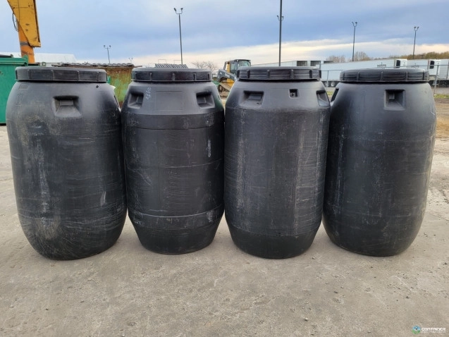 55-Gallon Food-Grade Plastic Barrel - Closed Top additional view