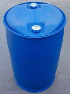 55-Gallon Plastic Barrel - Closed Top - Blue additional view