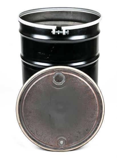 55-Gallon Steel Drum - Open Top - Reconditioned additional view