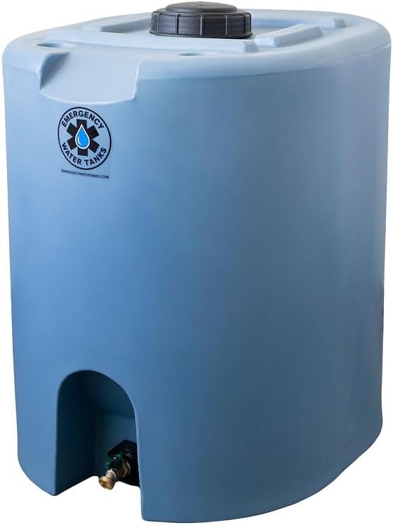 55-Gallon Water Barrel - Emergency Storage