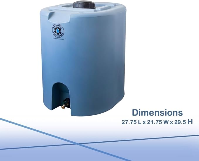 55-Gallon Water Barrel - Emergency Storage additional view