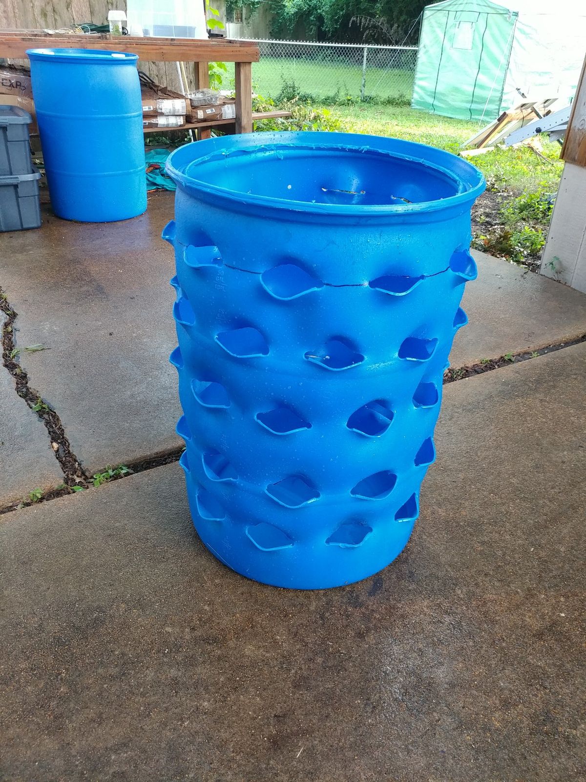 Vertical Barrel Planter Tower additional view